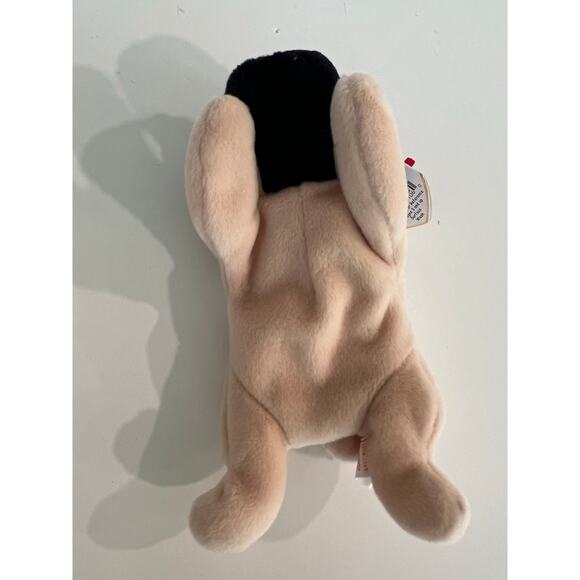 Ty Beanie Baby 1996 Pugsly the Pug Dog P.V.C. Pellets Retired JL - Picture 3 of 9